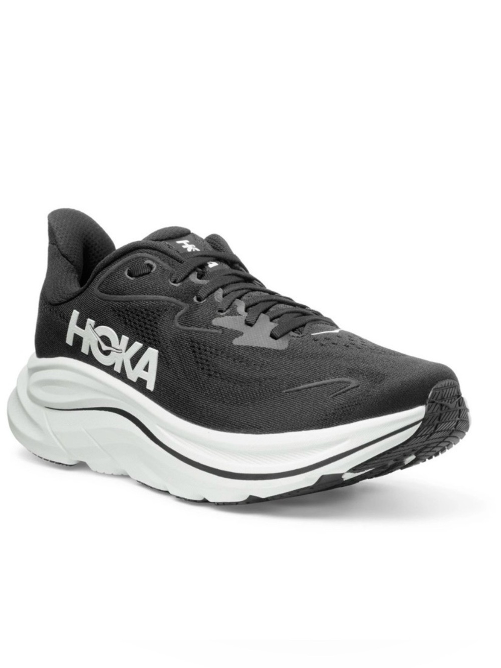 Hoka Men's Black&White Running Shoes brand new, soft and comfortable (Size10.5) - Picture 2 of 7